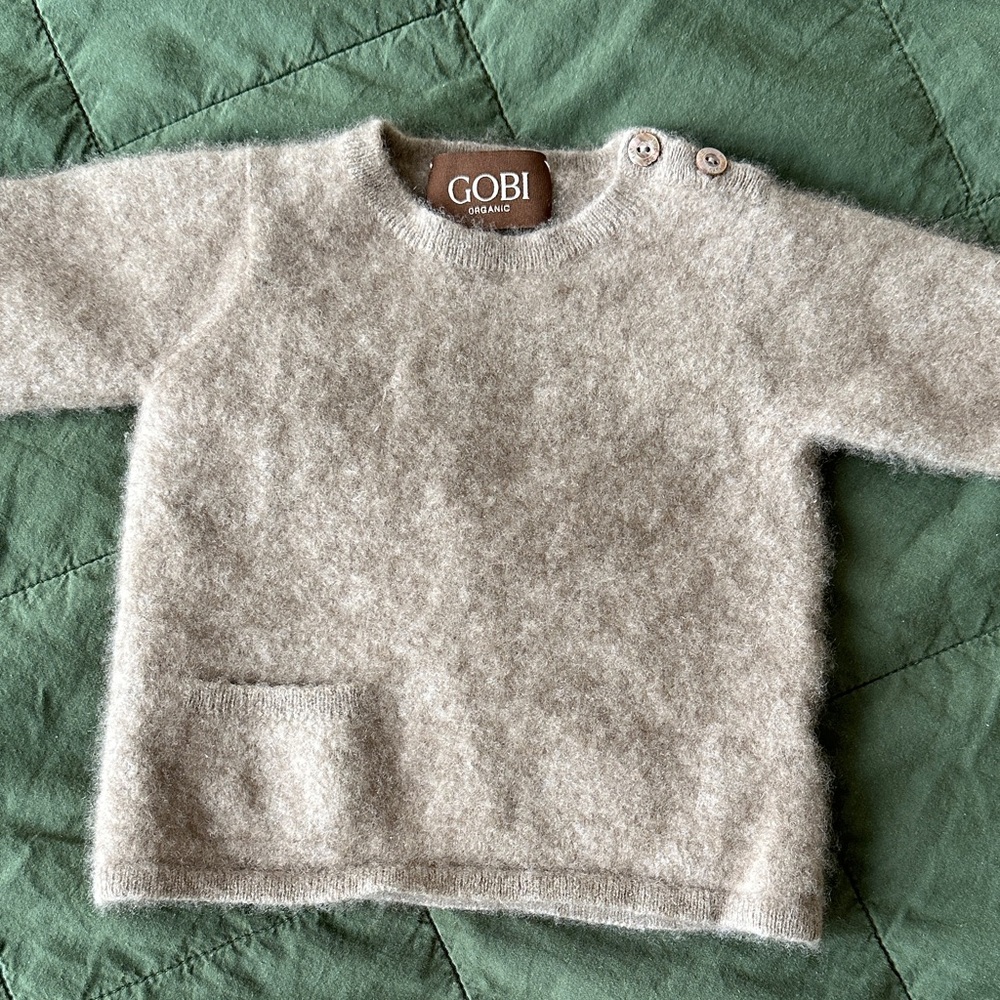 Gobi Organic Kids 100% Mongolian Cashmere Sweater